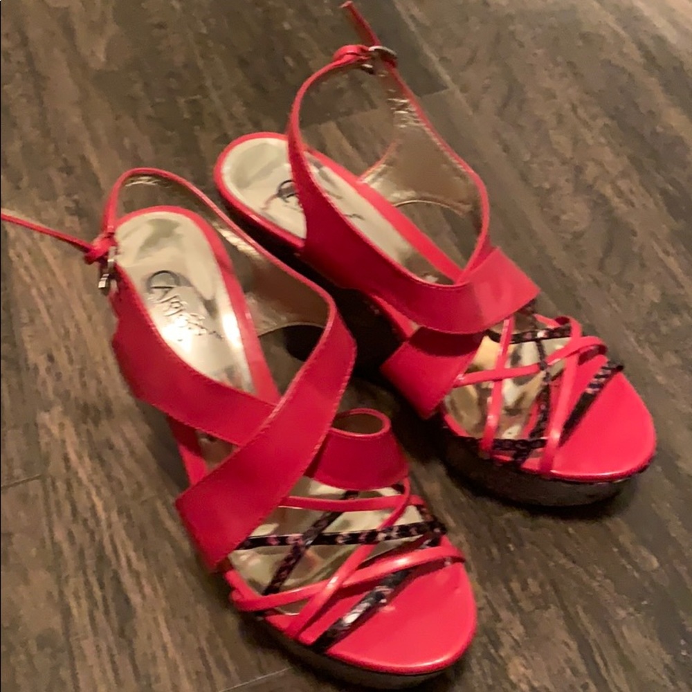 Carlos Santana wedges. Size 6.5. Worn once.
